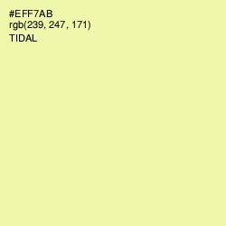 #EFF7AB - Tidal Color Image