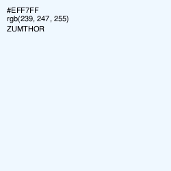 #EFF7FF - Zumthor Color Image