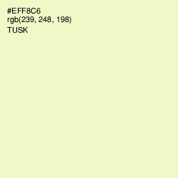 #EFF8C6 - Tusk Color Image