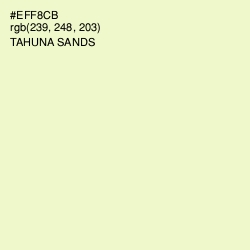 #EFF8CB - Tahuna Sands Color Image