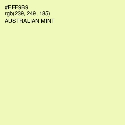 #EFF9B9 - Australian Mint Color Image