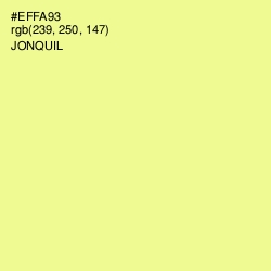 #EFFA93 - Jonquil Color Image