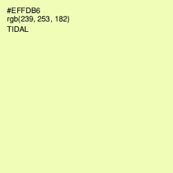 #EFFDB6 - Tidal Color Image