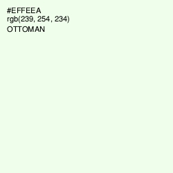 #EFFEEA - Ottoman Color Image