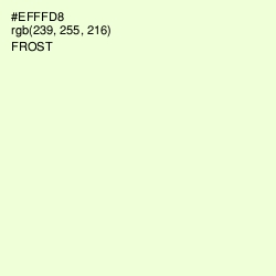 #EFFFD8 - Frost Color Image