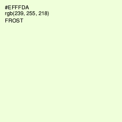 #EFFFDA - Frost Color Image