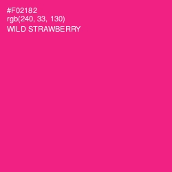 #F02182 - Wild Strawberry Color Image