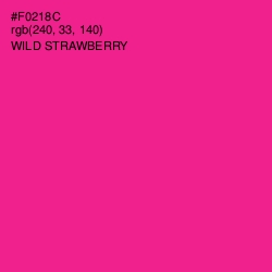 #F0218C - Wild Strawberry Color Image