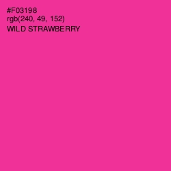 #F03198 - Wild Strawberry Color Image