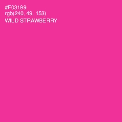 #F03199 - Wild Strawberry Color Image