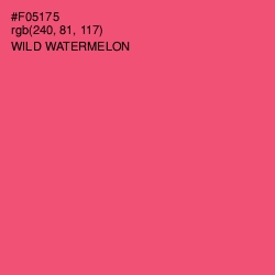 #F05175 - Wild Watermelon Color Image