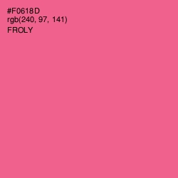 #F0618D - Froly Color Image