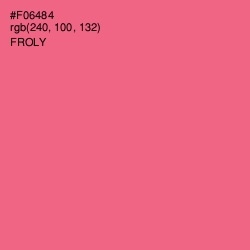 #F06484 - Froly Color Image