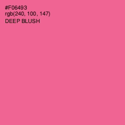 #F06493 - Deep Blush Color Image