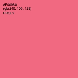 #F06980 - Froly Color Image