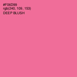 #F06D99 - Deep Blush Color Image
