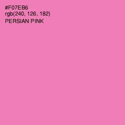 #F07EB6 - Persian Pink Color Image
