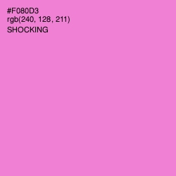 #F080D3 - Shocking Color Image