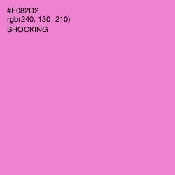 #F082D2 - Shocking Color Image