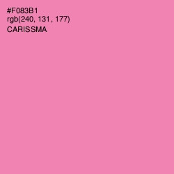 #F083B1 - Carissma Color Image