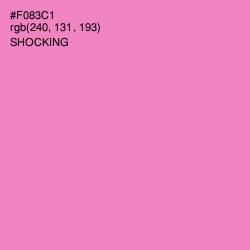 #F083C1 - Shocking Color Image