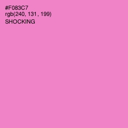 #F083C7 - Shocking Color Image