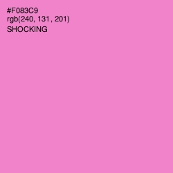 #F083C9 - Shocking Color Image