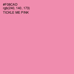 #F08CAD - Tickle Me Pink Color Image