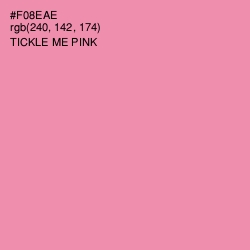 #F08EAE - Tickle Me Pink Color Image