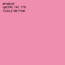 #F08EAF - Tickle Me Pink Color Image