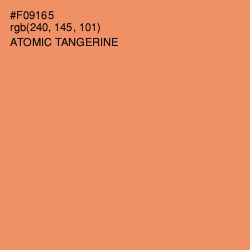 #F09165 - Atomic Tangerine Color Image