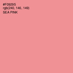 #F09295 - Sea Pink Color Image