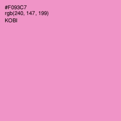 #F093C7 - Kobi Color Image