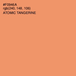 #F0946A - Atomic Tangerine Color Image