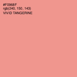 #F0968F - Vivid Tangerine Color Image