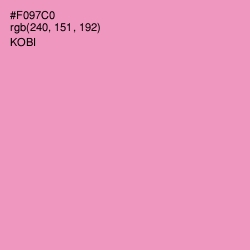 #F097C0 - Kobi Color Image