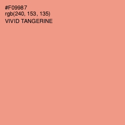 #F09987 - Vivid Tangerine Color Image