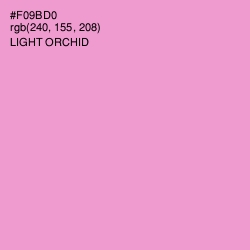 #F09BD0 - Light Orchid Color Image
