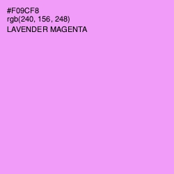 #F09CF8 - Lavender Magenta Color Image