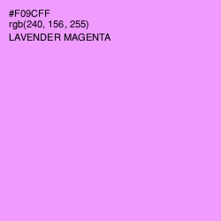 #F09CFF - Lavender Magenta Color Image