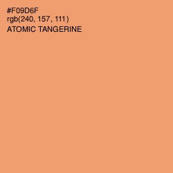 #F09D6F - Atomic Tangerine Color Image