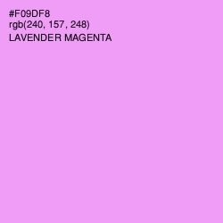 #F09DF8 - Lavender Magenta Color Image