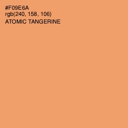 #F09E6A - Atomic Tangerine Color Image