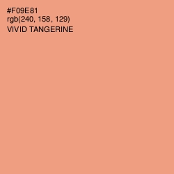 #F09E81 - Vivid Tangerine Color Image