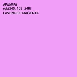 #F09EF8 - Lavender Magenta Color Image