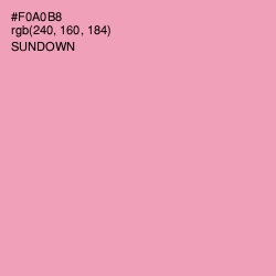 #F0A0B8 - Sundown Color Image