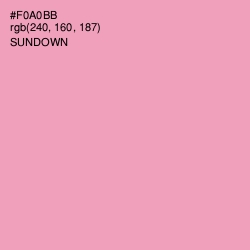 #F0A0BB - Sundown Color Image