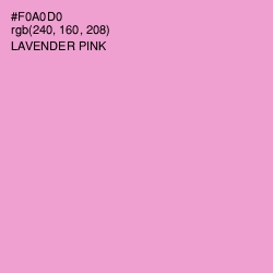#F0A0D0 - Lavender Pink Color Image