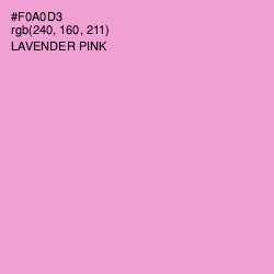 #F0A0D3 - Lavender Pink Color Image