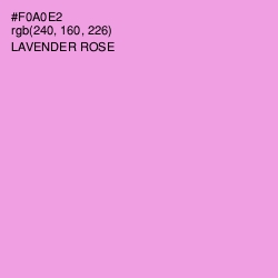 #F0A0E2 - Lavender Rose Color Image